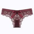 Sexy Lace Thong Women Butterfly Low Waist Panties