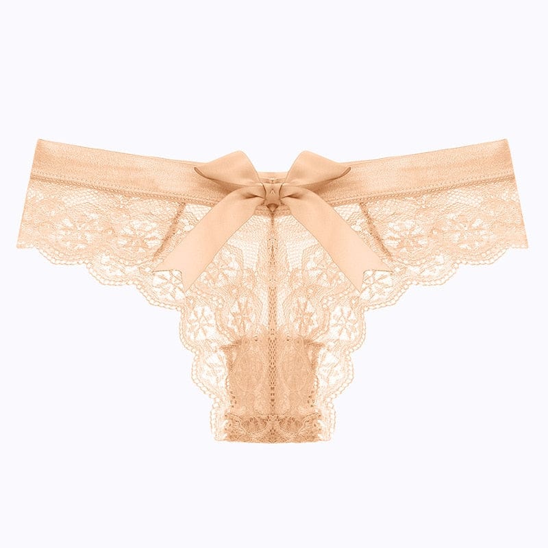 Sexy Lace Thong Women Butterfly Low Waist Panties