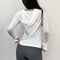 Long Sleeves Sexy Quick Dry Sport Hoodie Gym shirt Fitness - Shop Women's T-shirts, blouses, Leggings & Trousers online - Luwos